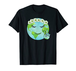 Flower Crown Mother Earth - Earth Day T Shirt