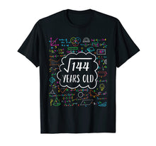 Load image into Gallery viewer, Square Root of 144 12th birthday T-Shirt for 12 years old
