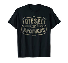 Load image into Gallery viewer, Diesel Brothers Custom Trucks Vintage Sign Graphic T-Shirt
