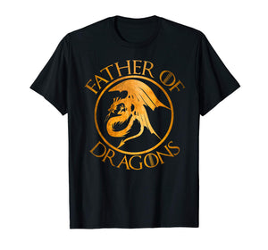 Father Of Dragons, Dragon Family Matching T Shirt