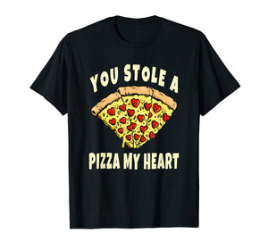 Funny Valentines Day T Shirt Women Men Boys Girls Pizza