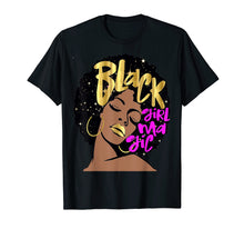 Load image into Gallery viewer, Black Girl Magic T-Shirt Afro Pink Melanin Queen
