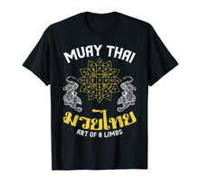 Load image into Gallery viewer, Muay Thai Tiger T-Shirt Thai Boxing Gift

