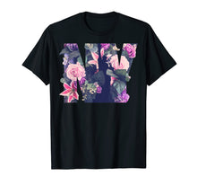 Load image into Gallery viewer, Floral New York City T-shirt, Urban NYC Floral T-shirt
