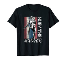 Load image into Gallery viewer, Muay Thai T-Shirt - Thailand Flag Martial Arts Shirt
