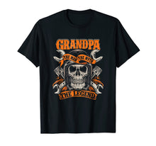 Load image into Gallery viewer, Biker Grandpa The Man The Myth The Legend Motorcycle Shirt
