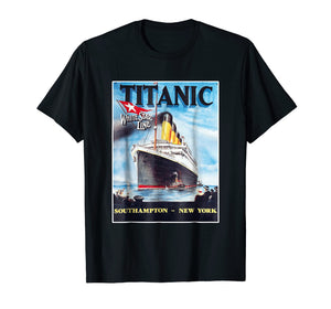 Great Titanic Costume T shirt Tee Vintage Gift 1912 History
