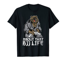 Load image into Gallery viewer, BJJ Brazilian Jiu Jitsu Shirt - Grizzly Bear MMA White Belt
