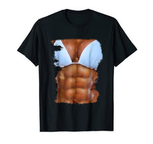 Load image into Gallery viewer, Fake Abs T Shirt Funny Bikini Body Muscle Six Pack 3D
