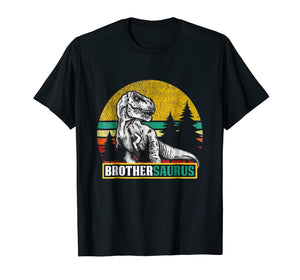 Brothersaurus T Shirt T Rex Brother Saurus Dinosaur Mom Dad