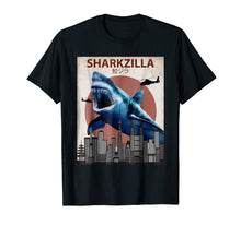 Load image into Gallery viewer, Sharkzilla Funny Shark T-Shirt | Shark Lovers Gift
