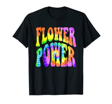 Load image into Gallery viewer, 60s 70s Retro Hippie Batik Spiral - Flower Power 3 T-Shirt
