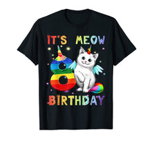 Load image into Gallery viewer, Kids Cute Kitten Kitty Cat 8th Birthday Girl Shirt Kid gift
