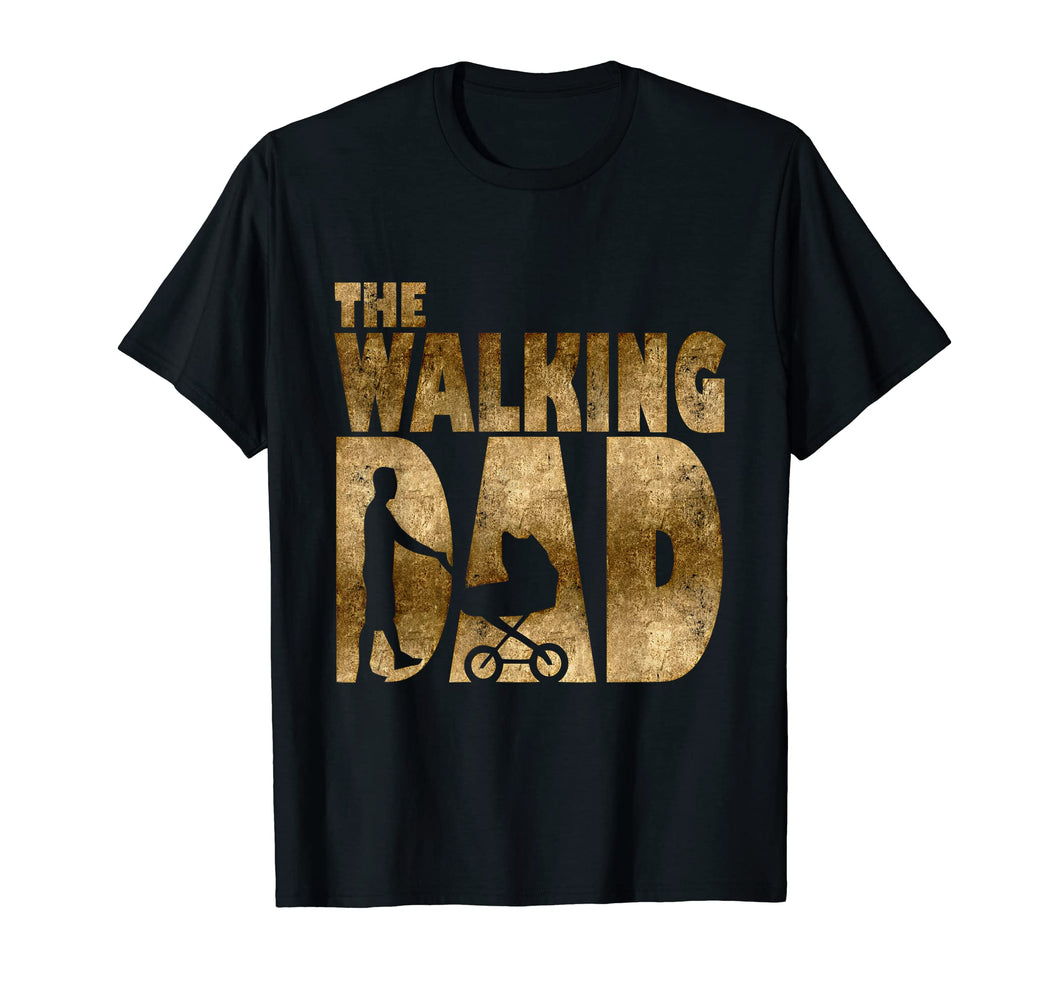 Mens Walking Dad T-Shirt for New Fathers Day Gift