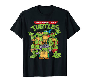 Teenage Mutant Ninja Turtles Classic Retro Logo Tee-Shirt