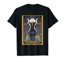 Load image into Gallery viewer, Hecate Triple Moon Goddess Witch Hekate Tarot Card T Shirt
