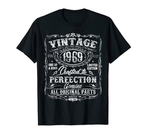 Classic 50th birthday gift Vintage 1969 tshirt for men women