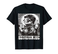 Load image into Gallery viewer, Chairman meow obey the kitty T-shirt gift for cat lovers
