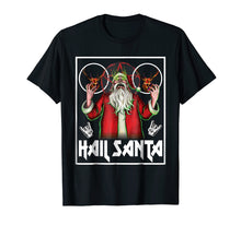 Load image into Gallery viewer, Hail Santa Sleigher Heavy Metal Ugly Christmas Shirt
