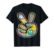Load image into Gallery viewer, Trippy Peace Sign T-Shirt
