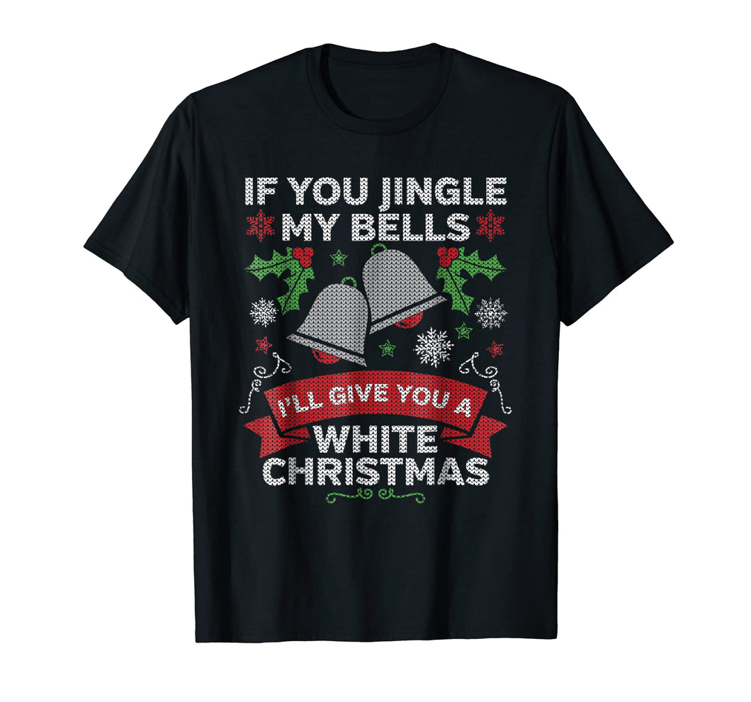 Mens Jingle My Bells Funny Adult Christmas Pajama T-shirt