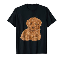 Load image into Gallery viewer, Poodle Dog T-Shirt Watercolor Style
