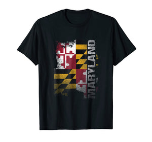 Maryland State Flag Souvenir T-Shirt
