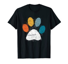 Load image into Gallery viewer, Vintage Dog T-Shirt Puppy Dog Paw Print Dog Love Pet Paw
