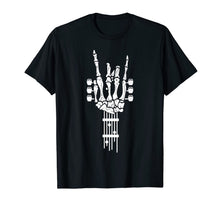 Load image into Gallery viewer, Rock &amp; Roll Skeleton Guitar Music Lover Gift T-Shirt-280251
