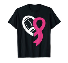 Load image into Gallery viewer, Football Breast Cancer Awareness Month T-Shirt
