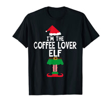 Load image into Gallery viewer, I'm The Coffee Lover Elf Family Matching Christmas Tshirt T-Shirt
