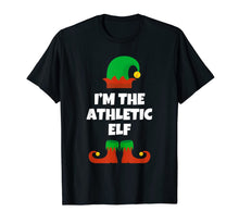 Load image into Gallery viewer, I'm The Athletic Elf Family Funny Christmas Gift T-Shirt
