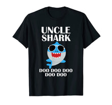 Load image into Gallery viewer, Uncle Shark T-Shirt Doo Doo Doo Fathers Day Uncle Shirt
