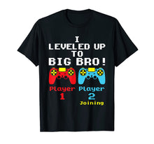Load image into Gallery viewer, Leveled Up to Big Brother Pregnancy Announcement T-Shirt-488106
