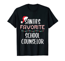 Load image into Gallery viewer, Santas Favorite School Counselor Pajamas Christmas Xmas T-Shirt
