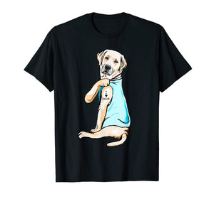 I Love Mom Funny Labrador Tattooed T-Shirt-503739