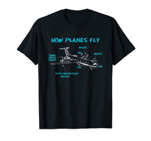 Load image into Gallery viewer, How Planes Fly Funny Aerospace Engineer Engineering T-Shirt-220476

