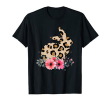 Load image into Gallery viewer, Bunny Leopard Print Floral Cute Easter Girls Women T-Shirt-154529

