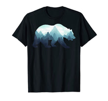 Load image into Gallery viewer, Bear Double Exposure Surreal Wildlife Animal T-Shirt
