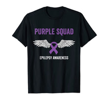Load image into Gallery viewer, Epilepsy awareness purple ribbon - epilepsy awareness month T-Shirt
