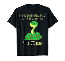 Load image into Gallery viewer, Python Pithon Pi Symbol Funny Math Teacher Pi Day Shirt T-Shirt-115441
