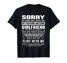 Load image into Gallery viewer, Sorry My Heart Only Beats for My Freaking Awesome Girlfriend T-Shirt-271491
