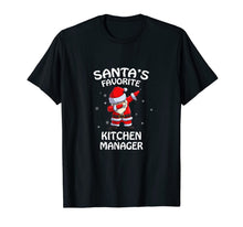 Load image into Gallery viewer, Santa's Favorite kitchen manager Christmas Pajama T-Shirt-2428890
