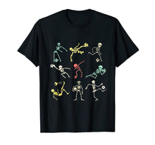 Load image into Gallery viewer, Halloween Skeleton Playing Soccer Ball Funny Gift Soccer T-Shirt
