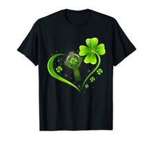 Load image into Gallery viewer, Green Celtic Cross Heart Shamrock St Patrick&#39;s Day Gifts T-Shirt-563685
