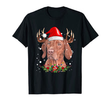 Load image into Gallery viewer, Funny Vizsla Christmas Reindeer Gift T-Shirt
