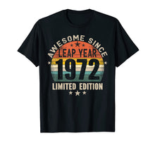 Load image into Gallery viewer, Leap Year Birthday - Awesome Since 1972 Vintage Leap Day T-Shirt-2718129
