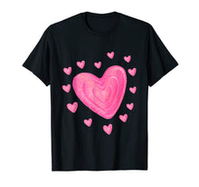 Load image into Gallery viewer, Hearts T Shirt Kids School TShirt Valentines Day Girls Boys T-Shirt-925328
