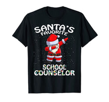 Load image into Gallery viewer, Santa's Favorite School Counselor Christmas T-Shirt-2274199
