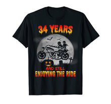 Load image into Gallery viewer, 34th Wedding Anniversary Gifts For Her/Him. Halloween Shirts T-Shirt
